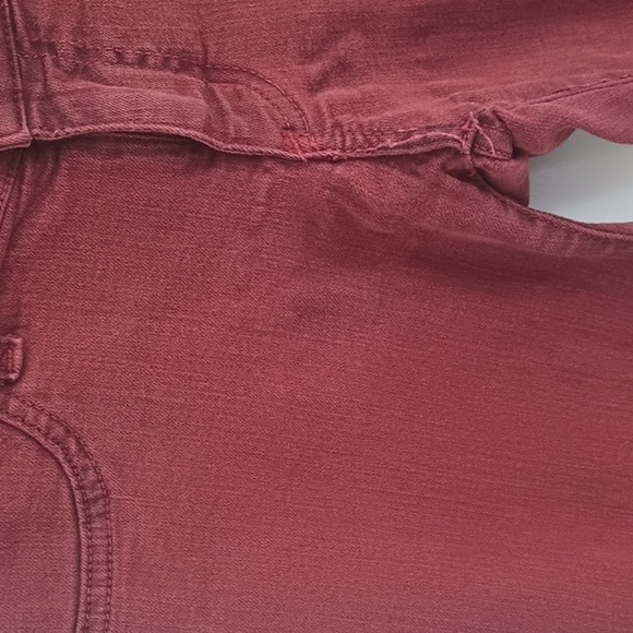 Carmar burgundy denim jeans size 27 - Picture 6 of 10